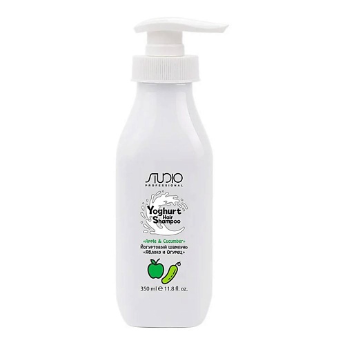 STUDIO Йогуртовый шампунь для волос Яблоко и Огурец 350.0