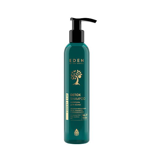 EDEN Шампунь для волос укрепляющий с кератином и эфирными маслами кедра и мяты Forest DETOX 350.0 MPL308072