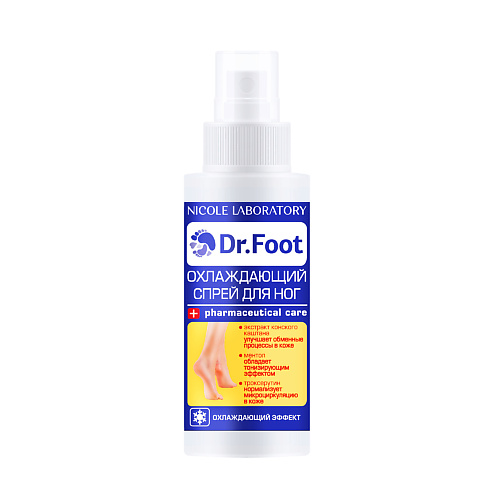 Спрей для ногтей DR. FOOT Охлаждающий спрей для ног спрей для ног glicemille дезодорант спрей для ног