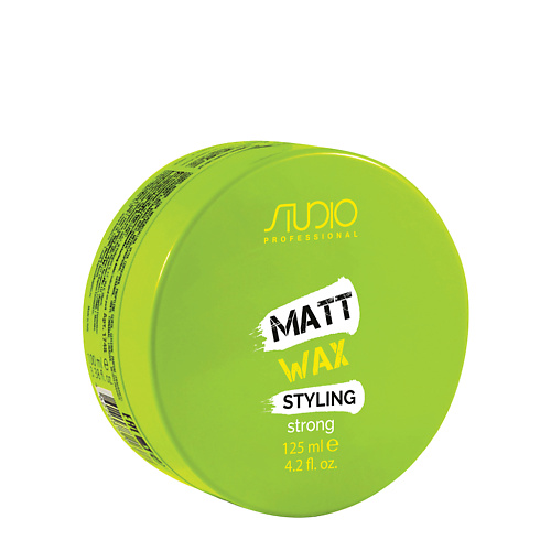 Воск для укладки волос STUDIO Матовый воск для укладки волос сильной фиксации Matt Wax