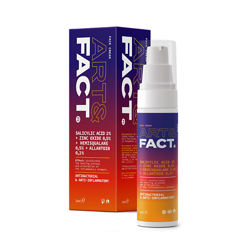 ART&FACT Крем-актив для проблемной кожи лица и точечного действия в борьбе с акне 30.0