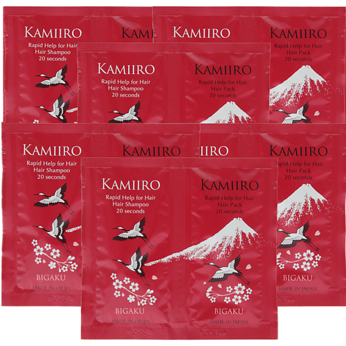 BIGAKU Дорожный набор Японских пробников Kamiiro Rapid Help For Hair