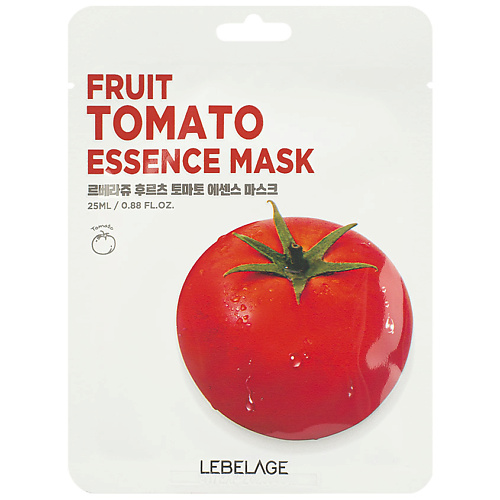 Маска для лица LEBELAGE Тканевая маска для лица с экстрактом томата маска для лица skinfood маска для лица с экстрактом томата очищающая