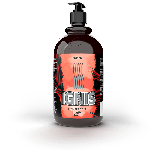 KIPNI Гель для душа (мужские ароматы) с дозатором IGNIS 1000.0