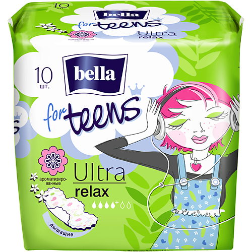 BELLA Прокладки супертонкие for teens Ultra relax 10.0 MPL307346