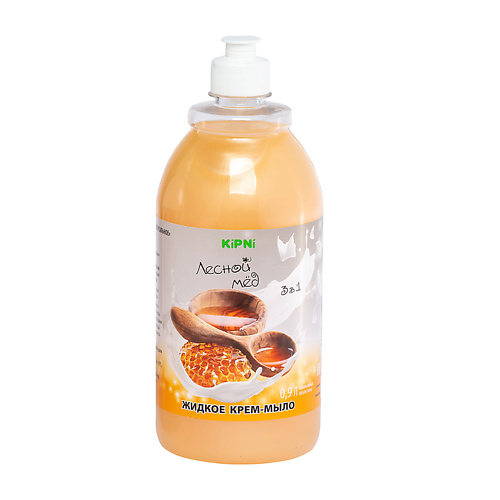 Мыло жидкое KIPNI Крем-мыло жидкое универсальное Лесной мед цена и фото