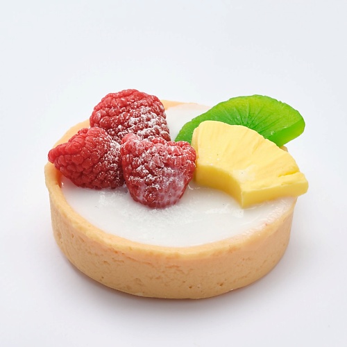 SKUINA Мыло ручной работы Большая тарталетка с ананасом, малиной и мятой 1.0