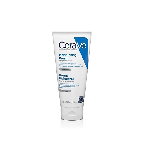 Крем для лица CERAVE Увлажняющий крем для очень сухой кожи Moisturizing Cream Dry to Very Dry Skin ла кри dry skin крем для сухой кожи