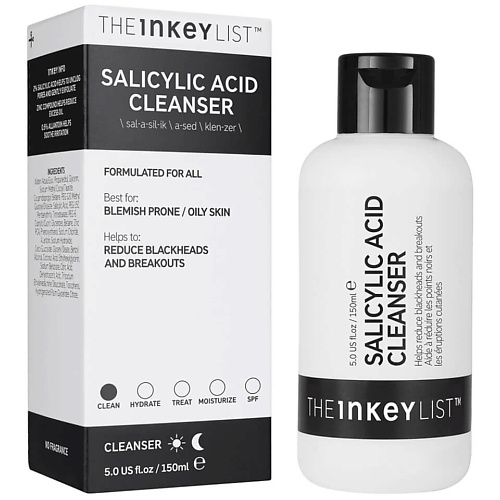 Гель для умывания THE INKEY LIST Гель для умывания с салициловой кислотой alicylic Acid Cleanser для проблемной кожи