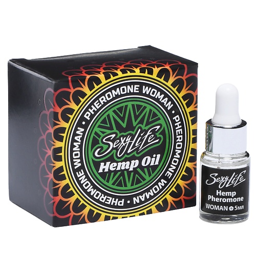 Массажное масло SEXY LIFE Ароматическое масло (парфюмерное) Hemp Oil Pheromone women