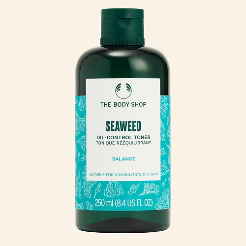 Тоник для лица THE BODY SHOP Себорегулирующий тоник Seaweed Oil-control, для комбинированной и жирной кожи