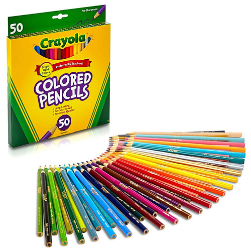 Набор карандашей CRAYOLA Деревянные цветные карандаши Long-lasting Colored Pencils