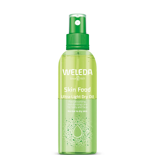 Масло для тела WELEDA Увлажняющее сухое масло-спрей Skin Food Ultra - Light Dry Oil сухое масло для волос icon india dry 118 мл