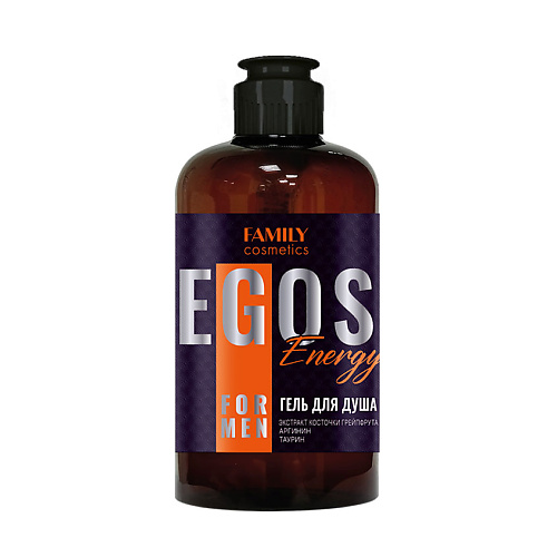 Гель для душа FAMILY COSMETICS Гель для душа Energy серии EGOS for men средства для ванной и душа barwa cosmetics мыло универсальное протеин риса
