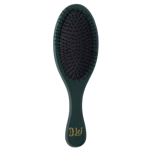 Расческа для волос LEI Расческа массажная деревянная, серия Green, с брашировкой, пластиковые зубцы
