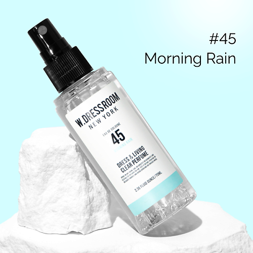 Аромадиффузор W. DRESSROOM Парфюмированный спрей для одежды и дома No.45 Morning Rain набор миниатюр парфюмерных кремов для рук w dressroom perfume 5 шт