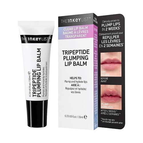 Бальзам для губ THE INKEY LIST Пептидный бальзам Tripeptide Plumping, увеличивающий объем губ