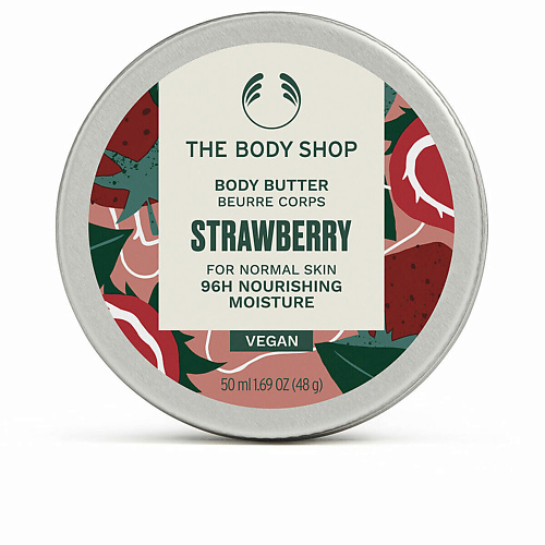 Крем для тела THE BODY SHOP Увлажняющий баттер для тела Strawberry для нормальной кожи