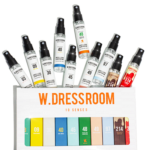 Аромадиффузор W. DRESSROOM Набор миниатюр парфюмированного спрея для одежды и дома парфюмерная вода для одежды и дома w dressroom dress