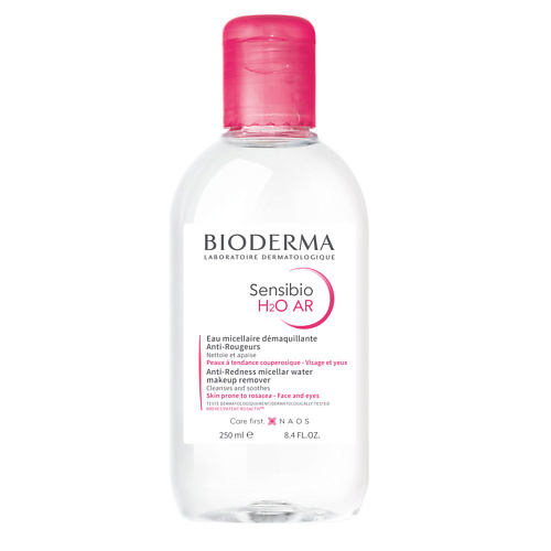 Мицеллярная вода BIODERMA Мицеллярная вода для очищения чувствительной кожи лица с покраснениями Sensibio H2O AR bioderma мицеллярная вода для чувствительной кожи 100 мл bioderma sensibio