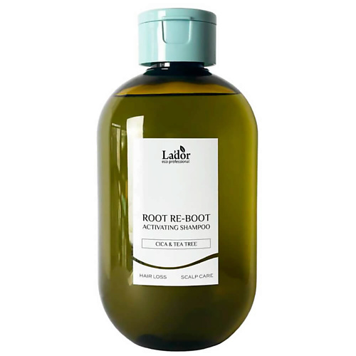 Шампунь для волос LADOR Шампунь против выпадения волос ROOT RE-BOOT ACTIVATING SHAMPOO (CICA&TEA TREE) bioearth shower shampoo tea tree oil 500ml