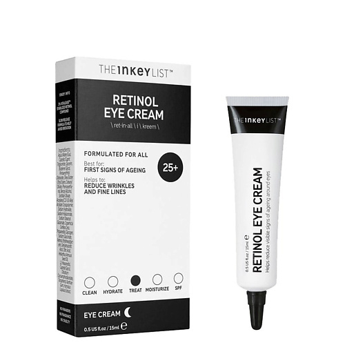 Крем для глаз THE INKEY LIST Ночной крем с ретинолом Retinol Eye Cream против морщин вокруг глаз cosrx the retinol 0 1 cream