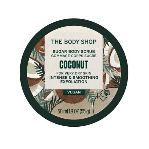 Скраб для тела THE BODY SHOP Сахарный скраб Coconut для сухой кожи тела цена и фото