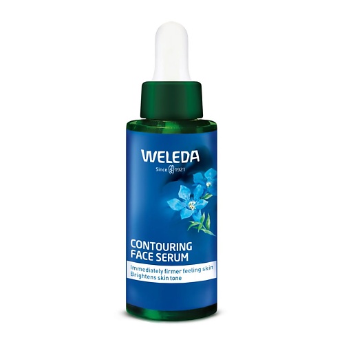 Сыворотка для лица WELEDA Укрепляющая омолаживающая сыворотка для лица Blue Gentian & Edelweiss Contouring Serum укрепляющая и увлажняющая сыворотка для лица crystal serum