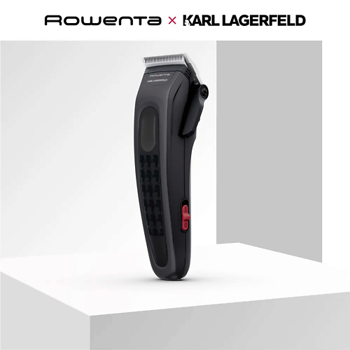 Машинка для стрижки ROWENTA Машинка для стрижки волос Perfect Line Karl Lagerfeld TN152LF0 машинка для стрижки rowenta tn1300f0 серебристый насадок в комплекте 6шт