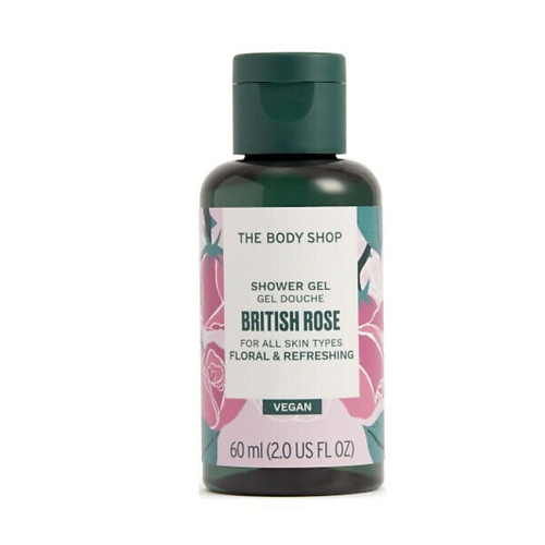 the body shop british rose shower gel 60 ml Гель для душа THE BODY SHOP Увлажняющий гель для душа British Rose