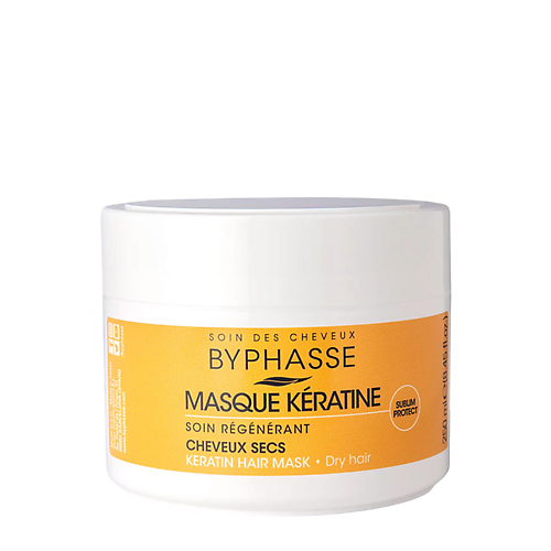 Маска для волос BYPHASSE Маска для волос SP кератиновая для восстановления и защиты сухих  поврежденных волос кератиновая маска для лечения волос more than 30 мл