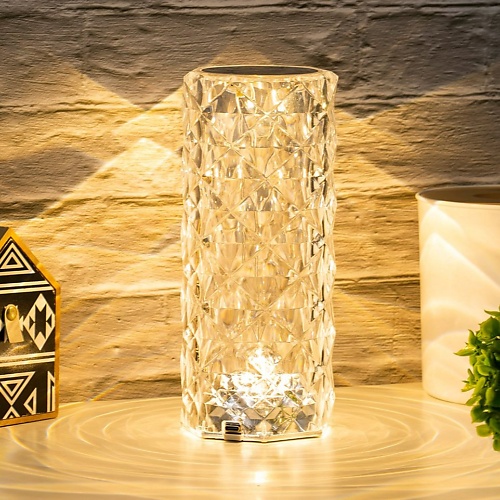 Настольная лампа СТАРТ Светильник декоративный 2LED Crystal Rose цена и фото