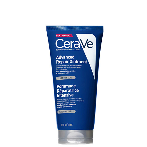 цена Бальзам для тела CERAVE Восстанавливающий бальзам для сухой и поврежденной кожи Advanced Repair Balm