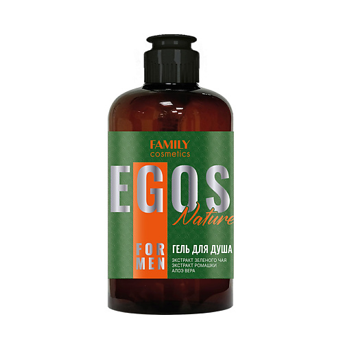 Гель для душа FAMILY COSMETICS Гель для душа Nature серии EGOS for men средства для ванной и душа barwa cosmetics мыло универсальное протеин риса
