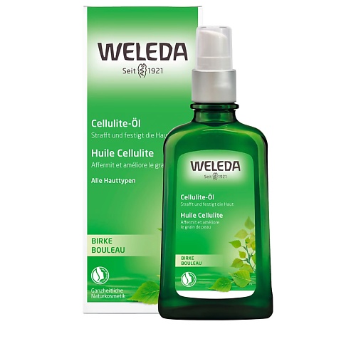 Масло для тела WELEDA Антицеллюлитное березовое масло для тела Anti-Cellulite масло антицеллюлитное березовое weleda birch cellulite oil 100 мл