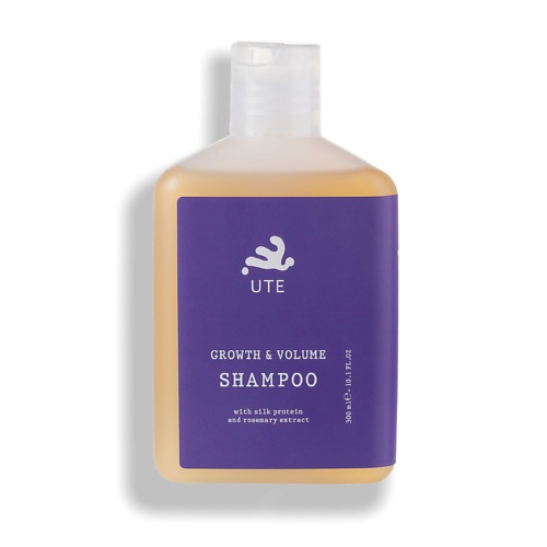 Шампунь для волос UTE Growth & Volume Shampoo: Шампунь для Укрепления и Объема с Протеинами Шелка