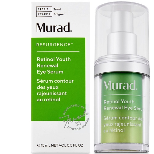 Сыворотка для глаз MURAD Обновляющая сыворотка с ретинолом Retinol Youth Renewal Eye Serum для кожи вокруг глаз увлажняющая сыворотка для кожи вокруг глаз maxclinic pro hyaluron eye serum