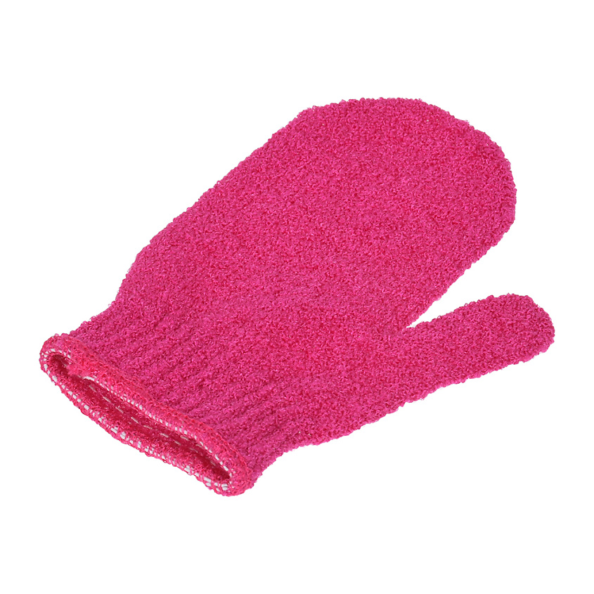 Изображение товара БАННЫЕ ШТУЧКИ Мочалка для душа варежка, 13х18 см, hard, цвет в ассортименте, Комбинированный