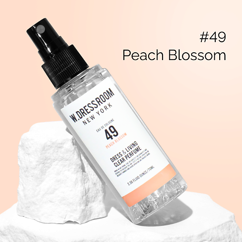 Аромадиффузор W. DRESSROOM Парфюмированный спрей для одежды и дома No.49 Peach Blossom парфюмерная вода для одежды и дома w dressroom dress