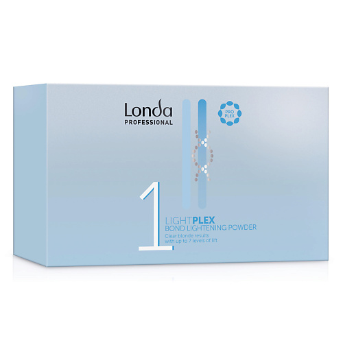 Осветлитель для волос LONDA PROFESSIONAL Осветляющая пудра LIGHTPLEX шаг 1 в коробке periche professional двойной сашет 1шт careplex шаг 1 и шаг 2