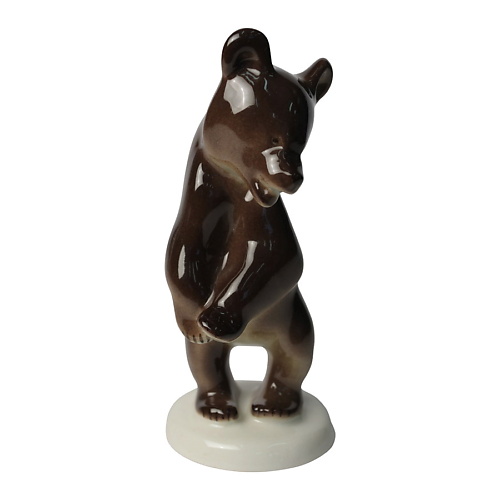 Статуэтка ИМПЕРАТОРСКИЙ ФАРФОРОВЫЙ ЗАВОД Скульптура Медвежонок стоящий schleich статуэтка стоящий кот