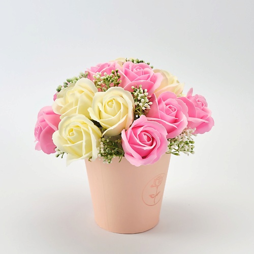 мыло ручной работы букет роз Мыло твердое SKUINA Мыло ручной работы Цветочная композиция из 15 роз