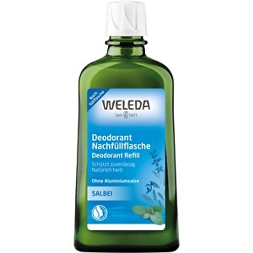 цена Дезодорант-спрей WELEDA Натуральный дезодорант-спрей с шалфеем Sage Deo Spray, рефилл