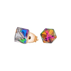 Пусеты Crystal Vitrail Medium