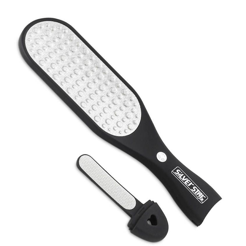 Изображение товара Двусторонняя металлическая пилочка для ног SILVER STAR с лазерным абразивом