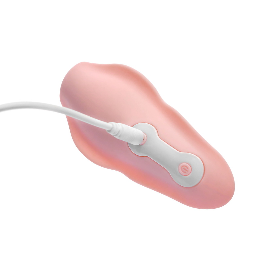 Изображение товара BRADEX Стимулятор клитора ШЕЛКОВЫЙ ЛЕПЕСТОК, Розово-бежевый