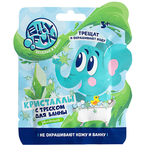 

ELLYFUN Кристаллы с треском, зеленый 12.0, Кристаллы с треском, зеленый
