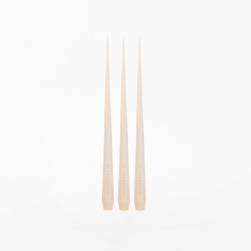 Изображение товара Набор интерьерных свечей №6 Vanilla светлый беж Offertorium 950 рублей