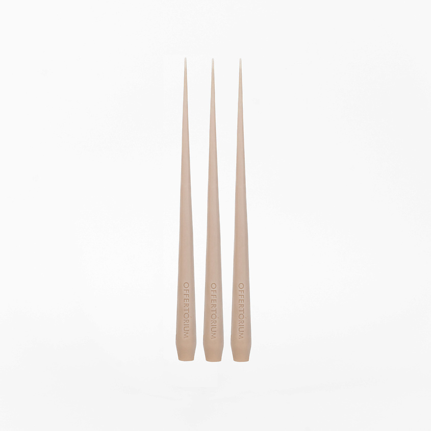 Изображение товара OFFERTORIUM [ДАРОПРИНОШЕНИЕ] Набор интерьерных свечей №7 Biege, Бежевый