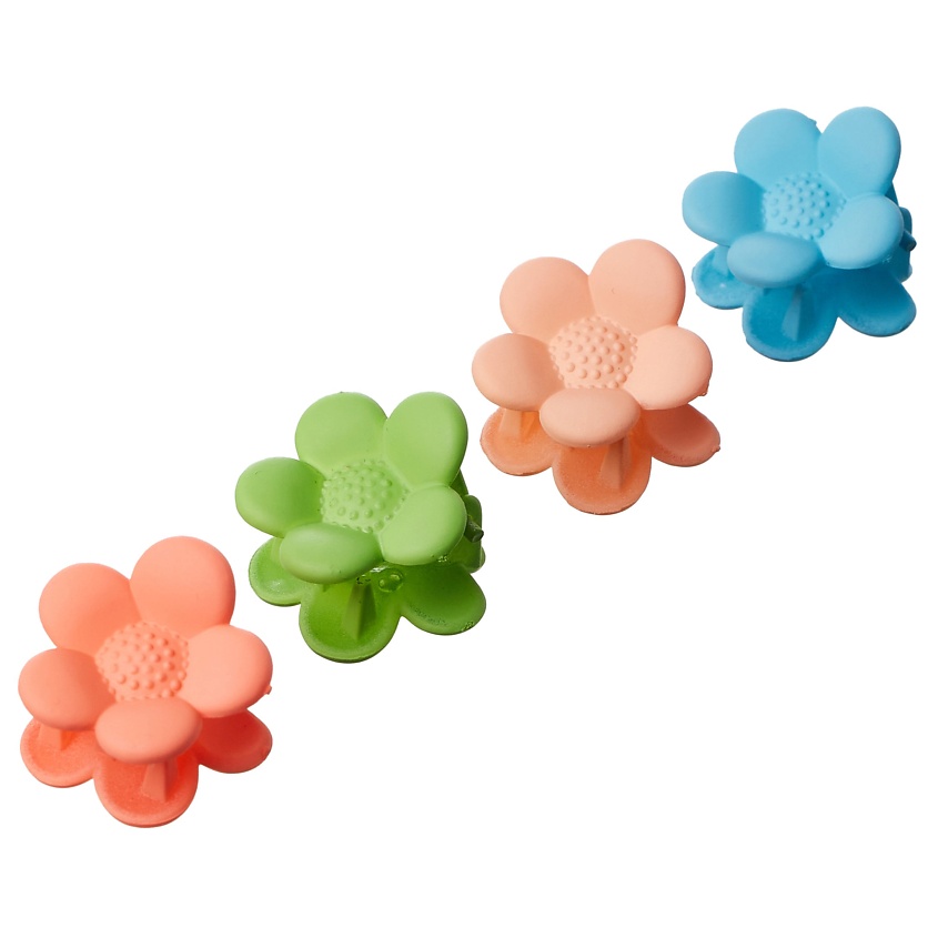 Изображение товара KOSMOSHTUCHKI Набор заколок для волос Цветочки, 4шт